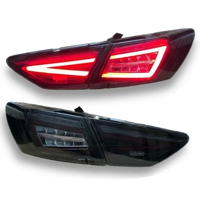 Led Rückleuchten schwarz für Seat Leon 5F dynamischer Blinker FÜR ORIGINAL LED - Bild 1 von 4
