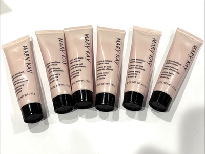 Mary Kay Extra Emollient Night Cream .42oz Travel Size - Lot of 6 - FREE Ship! - Image 1 of 2