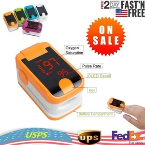 Carejoy LED Finger Tip Pulse Oximeter- PR Oxymeter Blood Oxygen Monitor Oximetry - Picture 1 of 12