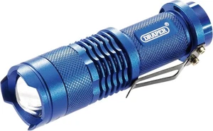 Draper 3W LED Aluminium Pocket EDC Torch 70 Lumens Blue ( 65983 ) Lightweight - Picture 1 of 4