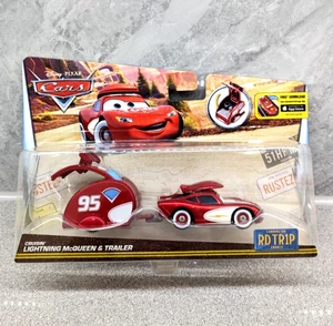 Disney Pixar Cars Rd Tr1p Road Trip Lightning Mcqueen & Trailer Mattel 1:55 RAR - Bild 1 von 7