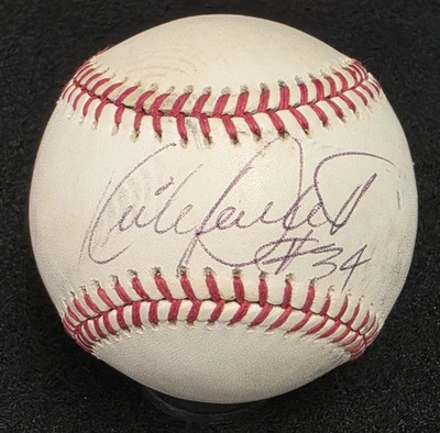 KIRBY PUCKETT Signed Official MLB Baseball-HALL OF FAME-MINNESOTA TWINS-PSA - Image 1 of 4