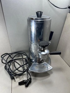Elektrische Kaffeemaschine 125V AMA Milano komplett mit Kabel Gebrauch Ersatzteile 50er Jahre - Bild 1 von 12
