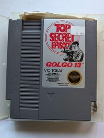 Golgo 13: Top Secret Episode Nintendo NES 1988 Tested Cartridge Only