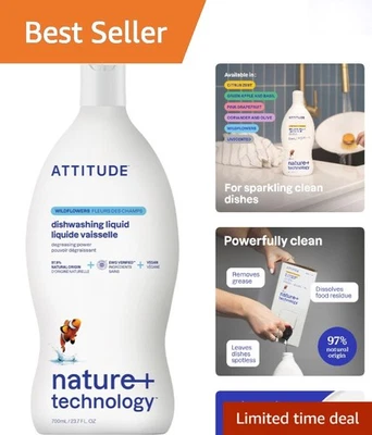 Effective Wildflower Scent Dish Soap - EWG Verified, Plant-Based, 23.7 Fl Oz - Image 1 of 4