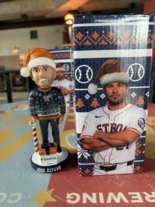 Houston Astros Jose Altuve Ugly Sweater Bobblehead 7/24 Brand new In Box - Picture 1 of 6