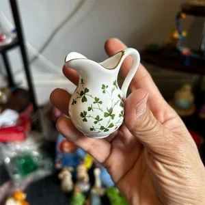 Arklow Vintage Shamrock Miniature Creamer Pitcher Irish Theme - Picture 1 of 9