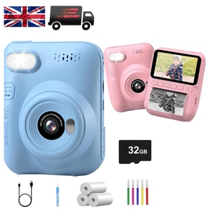 Kids Camera Instant Print, 3.0'' Large Screen Instant Print Educational Gift - Picture 1 of 10