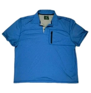 GH BASS Shirt Mens XXL 2X Polo Blue cool Performance Stretch golf Fishing Short. - Picture 1 of 24