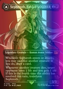 MTG Sephiroth, Fabled SOLDIER (382/764) Final Fantasy LP FOIL - Picture 1 of 1