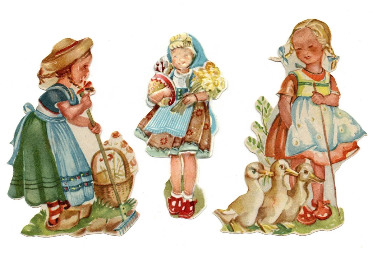 Kinder-Glanzbilder Mit Pilz-Motiv – Oblaten Für Scrapbooking, Karten & Bastelprojekte (ca. 24x15 Cm)