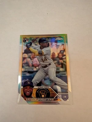2023 Topps Chrome Update Series - Andruw Monasterio #USC177  (RC) - Image 1 of 2