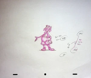 The Legend of Tarzan (TV) 2001 Produzione Disegnata a Mano Professor Porter Matita - Foto 1 di 2