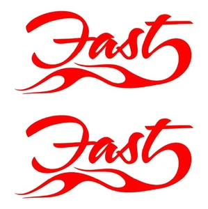 Fast Fancy Flame Car Bike Van Truck Boat Vinyl Graphic NEO00649 - Picture 1 of 2