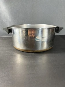 REVERE WARE 4 1/2 qt Stock Pot Stainless Steel With Copper Bottom No Lid - Picture 1 of 9