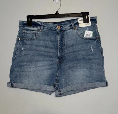 Pantalones cortos American Rag Cie Ravonna tiro alto mamá talla 15/32 Foto 1 de 2
