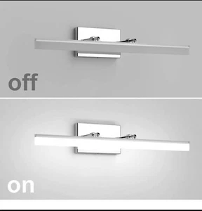 Lámpara de pared LED para baño espejo lámpara frontal tocador iluminación 24 pulgadas - Imagen 1 de 4
