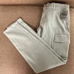 Mavi Juliette Mid Rise Skinny Cargo Jean Light Green Women’s Size 27 NWT $118 - Picture 1 of 12