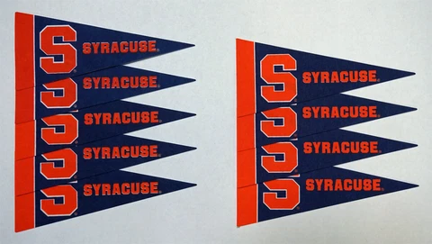 Syracuse Orange NCAA Mini Pennant Set of 9 - No Retail Packaging Cover