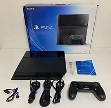 Sony PlayStation 4 PS4 500GB Jet Black Game Console Full Box - Charger Stand F/S