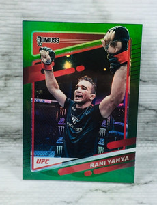 2022 Panini Donruss UFC #105 "RANI YAHYA" Green Flood PARALLEL Card SP!!