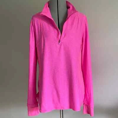 C9 Champion Women’s M 1/4 Zip Pullover Hot Pink w/ Zip Pockets – Pre-Owned - Image 1 of 4