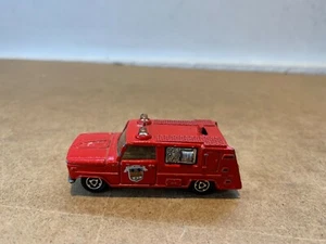MAJORETTE CAMION DE POMPIERS DODGE 1/80 ETAT CORRECT - Foto 1 di 5