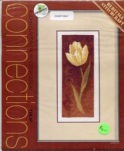 Gráfico de punto de cruz - Heritage Crafts - Conexiones - Tulipán - Imagen 1 de 2