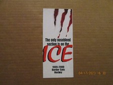 UHL Port Huron Border Cats Vintage Defunct 1999-2000 Group Ticket Information