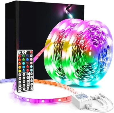 phopollo Led Strip Light, 10m Led Light Strips with 44-Keys Remote, Flexible 505