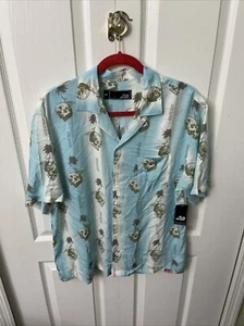 button up shirt men short sleeve - Picture 1 of 4
