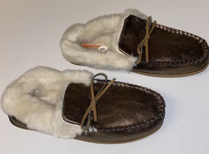 Sporto Ella Suede Upper Faux Fur Lining Slip On Shoes size 11 XL (ref599) - Picture 1 of 9