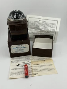 Auto COMPASS Model 59 - Chocolate Brown Wood Grain Brougham- NIB - Airguide - Picture 1 of 6
