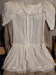 Vintage Early 1980's Gunne Sax Dress Shift Style Lace Light Cream Size 5 Unworn - Picture 1 of 9