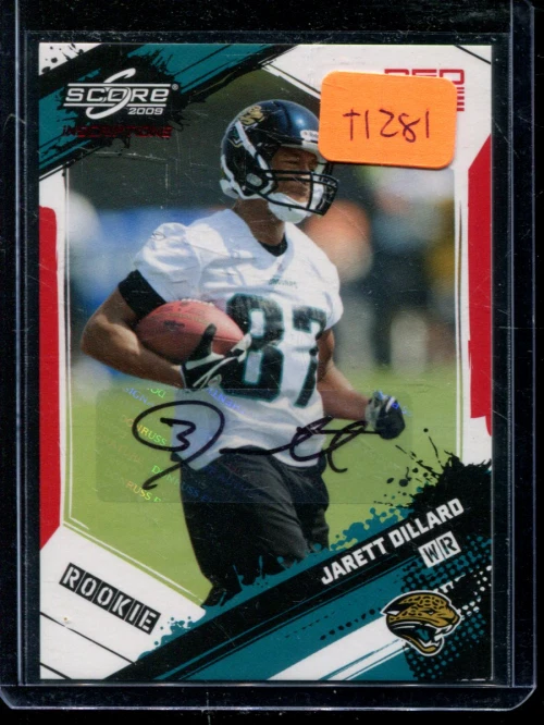 T1281 - 2009 Score Inscriptions Autographs Red Zone #350 Jarett Dillard Auto /30 - Image 1 of 1