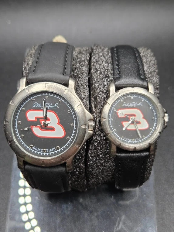 Relojes de pulsera Dale Earnhardt Sr. #3 His and Hers Game Time Quartz Driver Series Foto 1 de 4