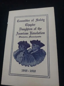 1949-50 Daughters Of American Revolution Committee Safety Booklett Winchester Ma - Picture 1 of 19