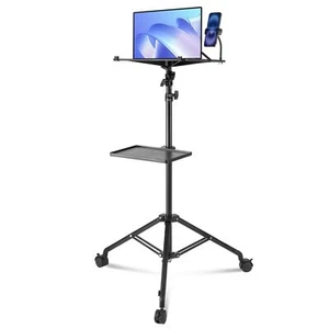 Projector Floor Stand Adjustable Height from 31.3 to 67.3 in 22lbs Load Capacity - Picture 1 of 11