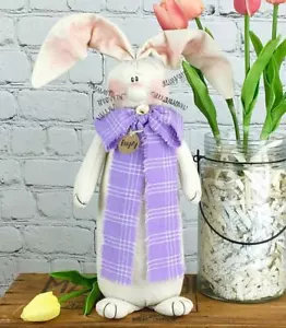 Honey & Me Spring Decor Bugzy the Bunny Primitive Easter Doll 11.5 inch - Picture 1 of 4