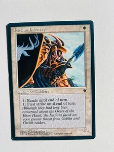 1X MTG MAGIC THE GATHERING ICATIAN INFANTRY NM-MT CARD - Picture 1 of 2
