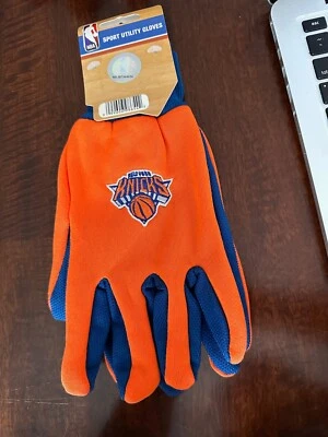 Guantes utilitarios antideslizantes NBA NY New York Knicks 2 tonos azules Foto 1 de 2