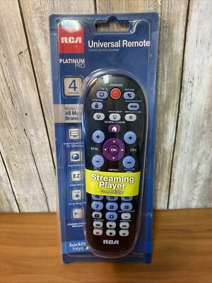 RCA Platinum Pro 4 Device Universal Remote Control-All Major Brands/EZ Setup - Image 1 of 3