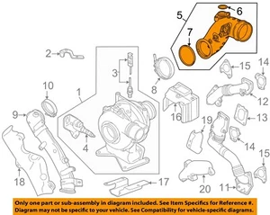 GM OEM Turbocharger-Air Inlet 12642296 - Bild 1 von 2