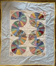 Handmade Patchwork Quilt Adult Lap Throw Blanket Sampler Signed Avalon NSW CW