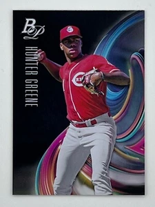HUNTER GREENE 2018 Bowman Platinum Top Prospects #TOP-4 Cincinnati Reds - Picture 1 of 2