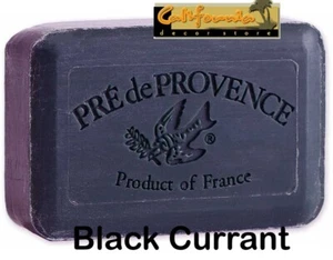 Jabón francés Pre de Provence grosella negra 150 gramos baño barra de ducha manteca de karité - Imagen 1 de 1