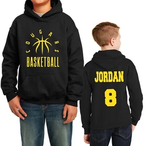 Personalized Basketball Team Youth Heavy Blend Cotton Gildan Hoodie Sweatshirt - Picture 1 of 4