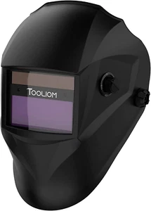 Welding Helmet Auto Darkening Solar Powered with Adjustable Shade Range 4/9-13 f - Picture 1 of 12