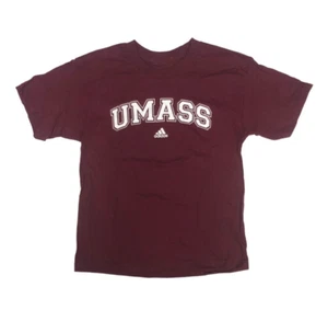 Adidas University of Massachusetts Amherst Youth Boys T-Shirt Large 14/16 - Picture 1 of 2