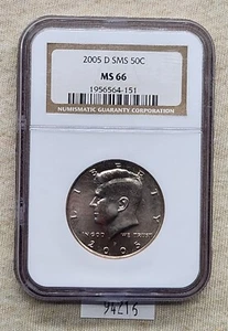 WPCoins ~ 2005-D SMS 50 Cent NGC MS66 - Picture 1 of 6